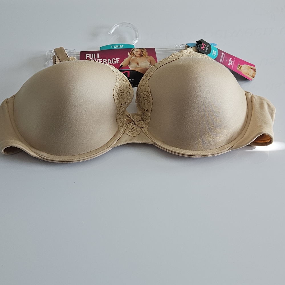 Maidenform Women's 40C Full Coverage T-Shirt Bra Comfort Devotion Nude
